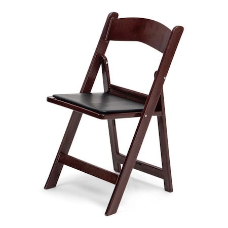 Atlas Commercial Products TitanPRO™ Mahogany Resin Folding Chair RFC6MHG